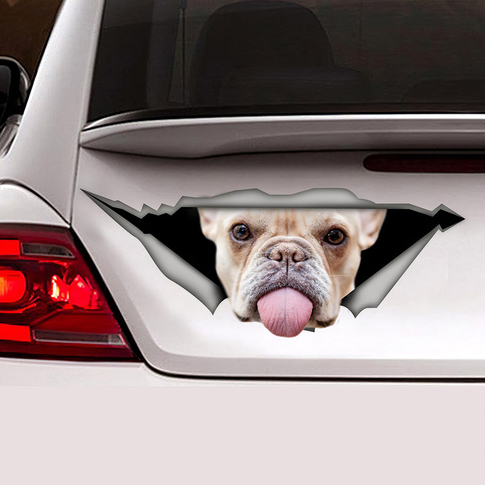 Best French Bulldog Decal 2 Car 3D Stickers Decal Car Accessories Car Decoration Amazing Gift Idea