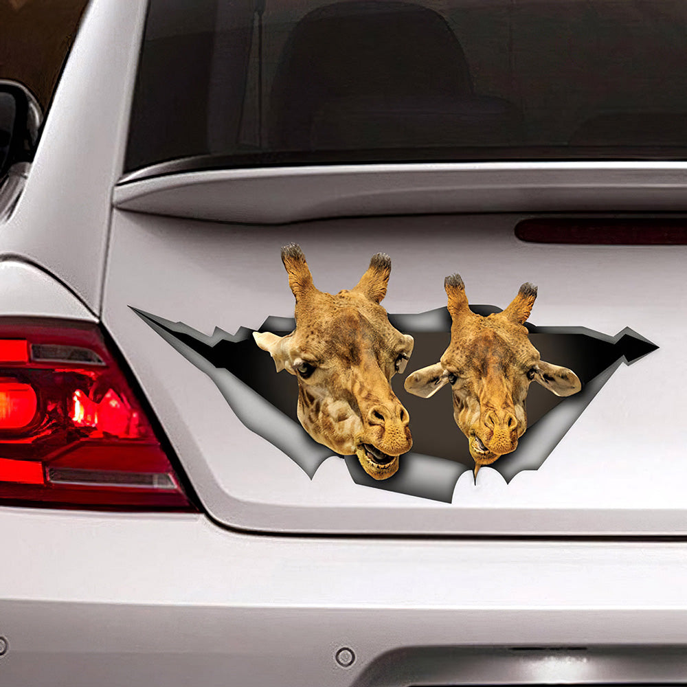 Best Giraffe Car 3D Stickers Decal Car Accessories Car Decoration Amazing Gift Idea