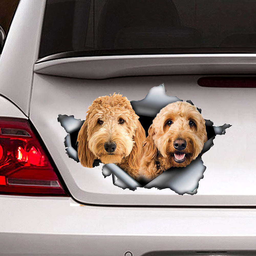 Best Goldendoodle Car 3D Stickers Decal Car Accessories Car Decoration Amazing Gift Idea