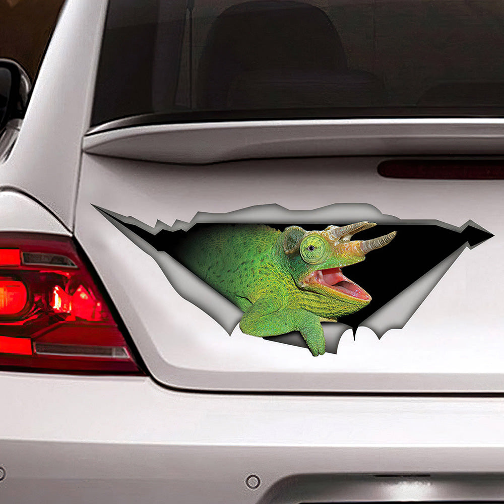 Best Green Chameleon Car 3D Stickers Decal Car Accessories Car Decoration Amazing Gift Idea