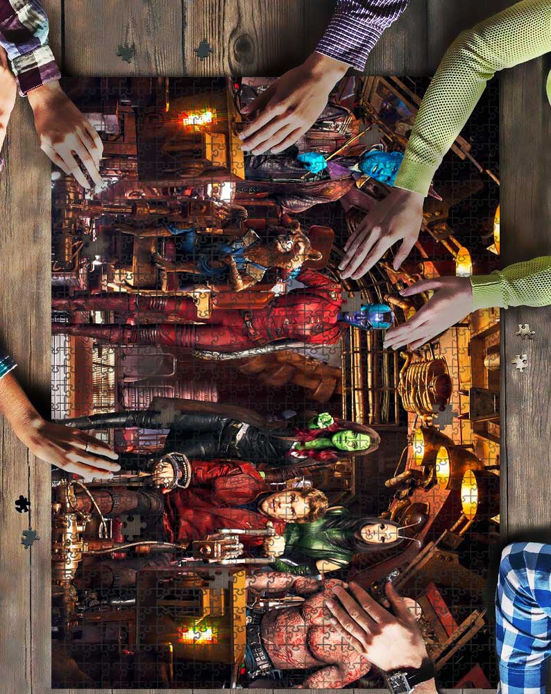 Guardians Of The Galaxy Mock Jigsaw Puzzle