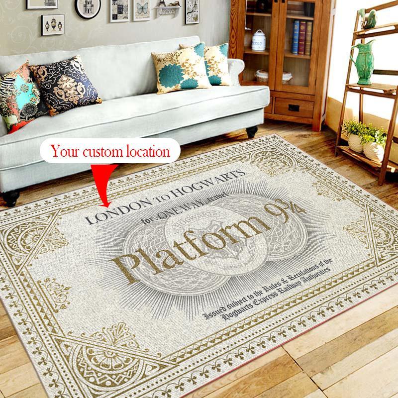 Your Custom Location Area Rug Home Decor Bedroom Living Room Decor