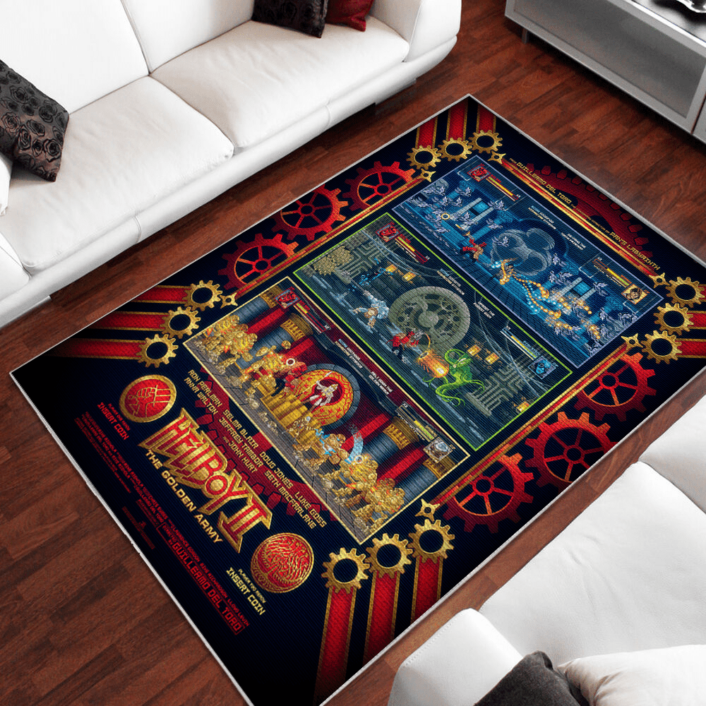 Hellboy Area Rug Home Decor Bedroom Living Room Decor