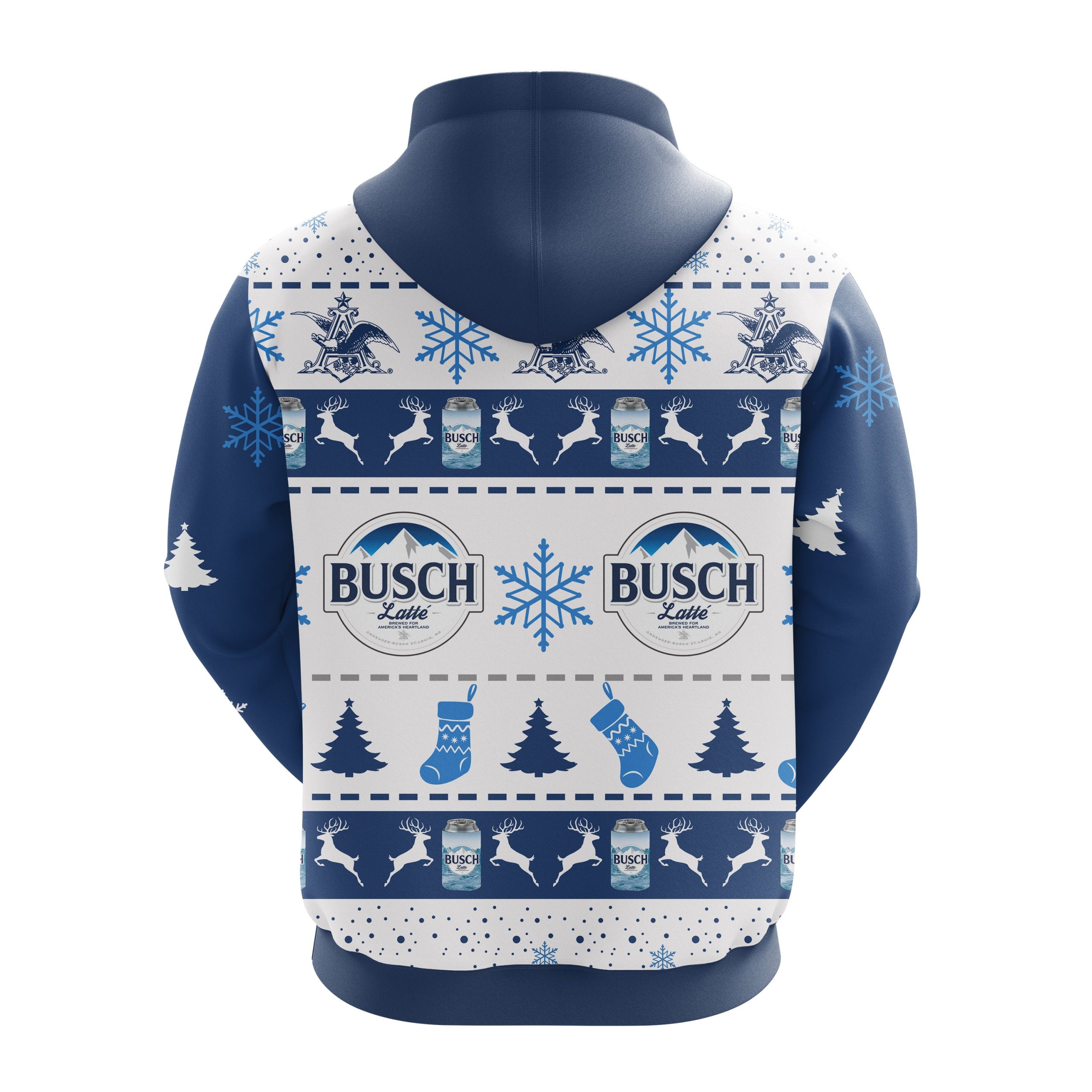 Busch Latte Beer Christmas Christmas Cute Noel Mc Ugly Hoodie Amazing Gift Idea Thanksgiving Gift