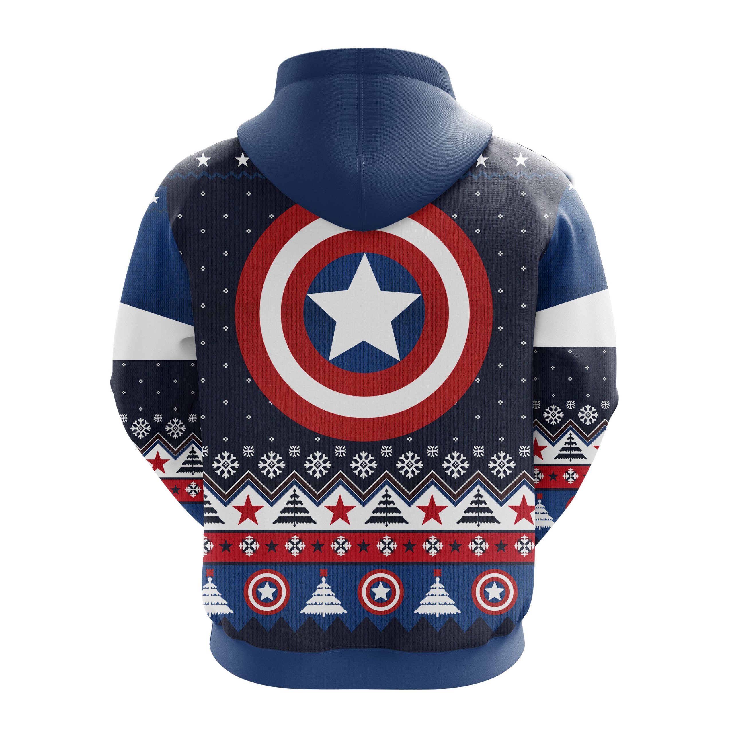 Captain America Christmas Cute Noel Mc Ugly Hoodie Amazing Gift Idea Thanksgiving Gift