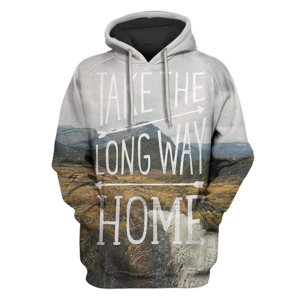 Take The Long Way Home Apparel Camping Custom Hoodie Amazing Gift Idea