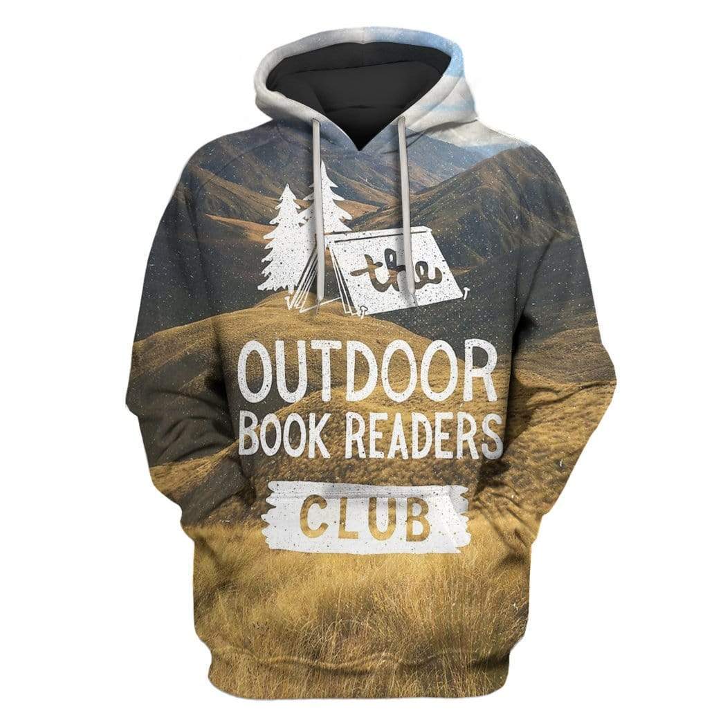 The Outdoor Book Readers Club Apparel Camping Custom Hoodie Amazing Gift Idea