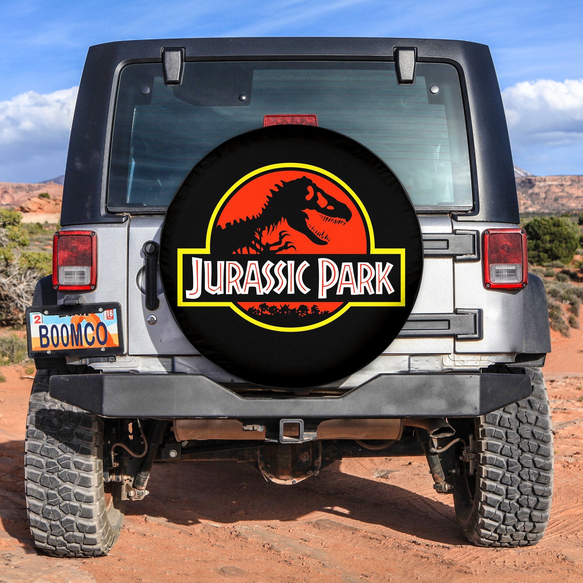 Jurassic Park 1 Spare Tire Cover Gift For Campers