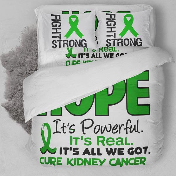 Kidney Cancer Fighting Bedding Set