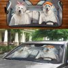 Two Kuvaszs Family Car Windshield Auto Sunshade Amazing Best Gift Ideas 2021