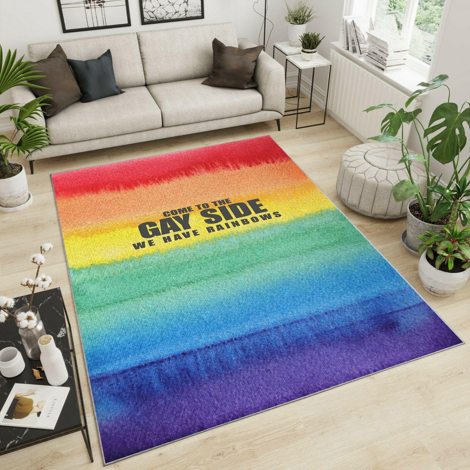 Lgbt-Gay Area Rug Home Decor Bedroom Living Room Decor