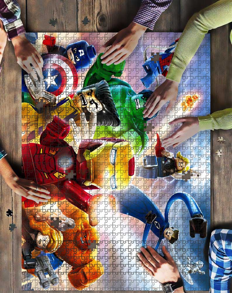 Lego Avengers Mock Jigsaw Puzzle