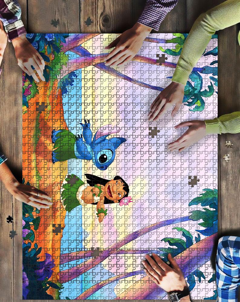 Lilo And Stitch 3 Jigsaw Mock Puzzle