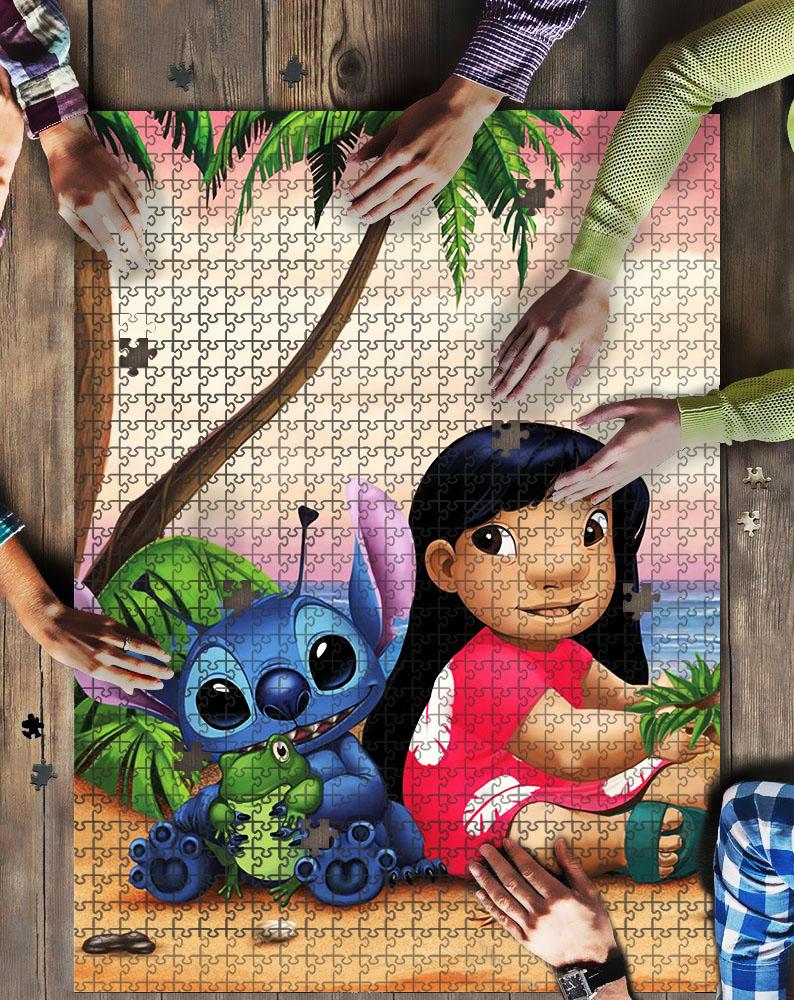 Lilo And Stitch 4 Jigsaw Mock Puzzle