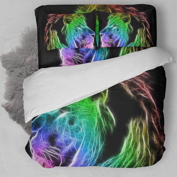 Lion Artwork Bedding Set