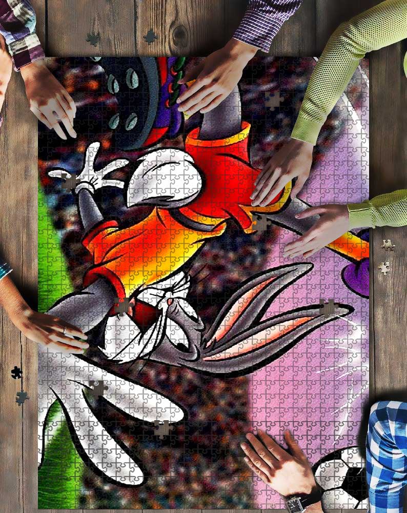 Looney Tunes Soccer Mock Jigsaw Puzzle Kid Toys