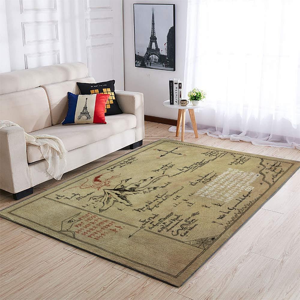 Lord Of The Rings Area Rug Home Decor Bedroom Living Room Decor