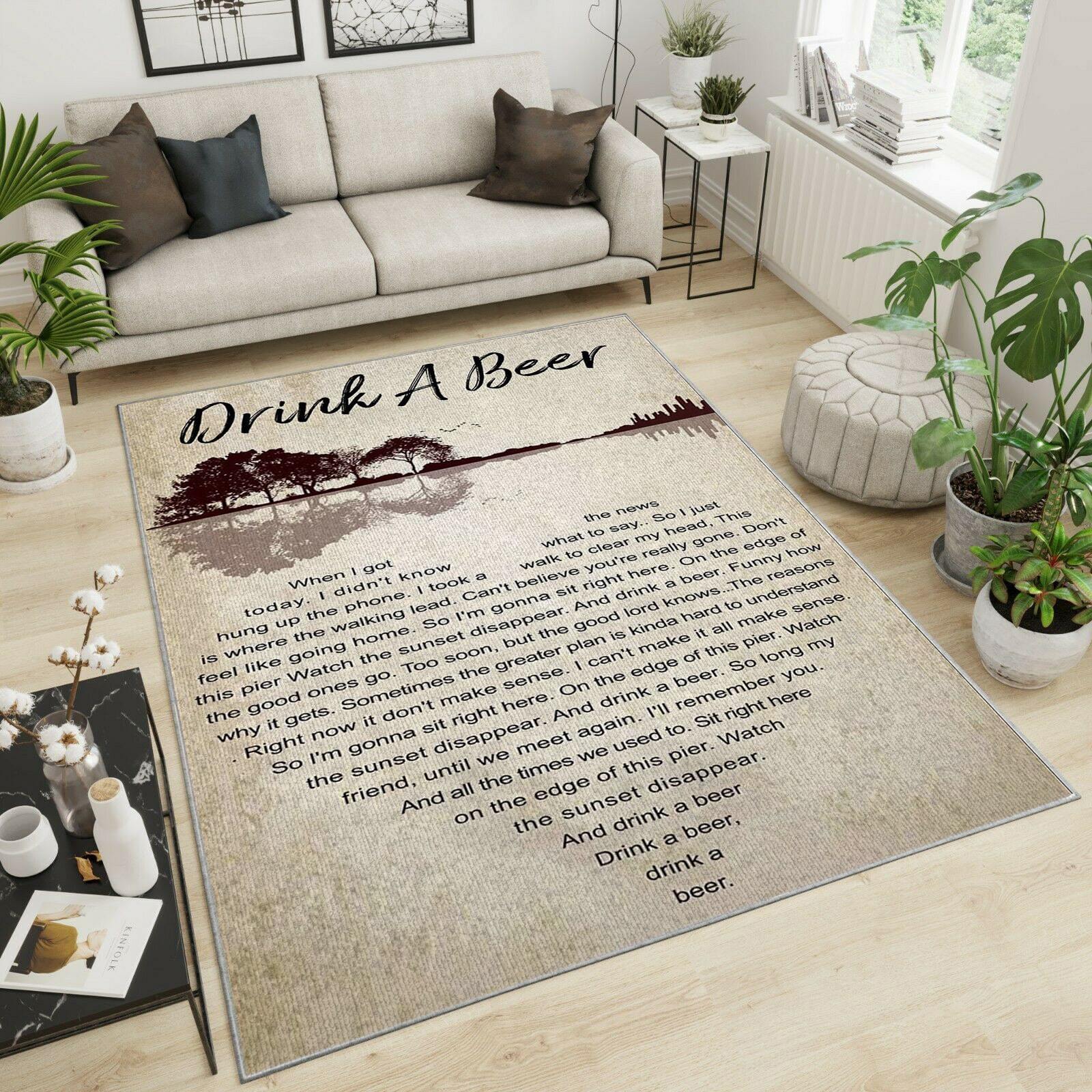 Luke Bryan Area Rug Home Decor Bedroom Living Room Decor