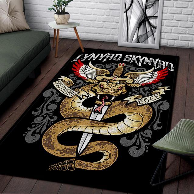 Lynyrd Skynyrd Area Rug Home Decor Bedroom Living Room Decor