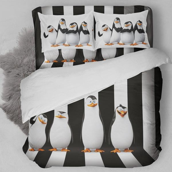 Madagascar Penguins Bedding Set