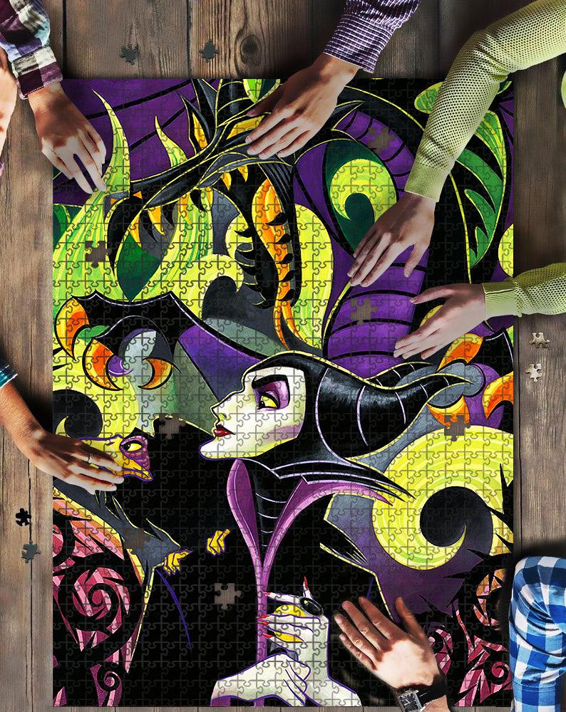 Maleficent'S Fury Jigsaw Mock Puzzle