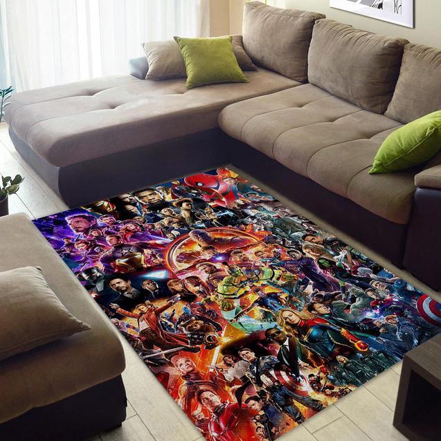 Cinematic Universe Avengers Endgame Area Rug Home Decor Bedroom Living Room Decor