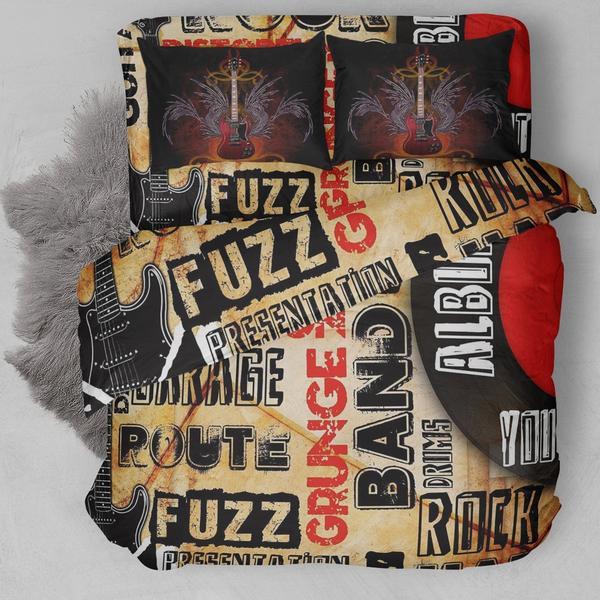 Metal Music Band A Bedding Set