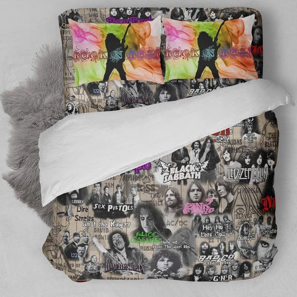 Metal Music Band B Bedding Set