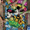 Mice And Minnie Glass Jigsaw Mock Puzzle Kid Toys