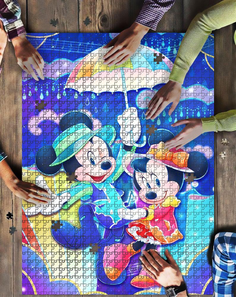 Mice Et Minnie Jigsaw Mock Puzzle