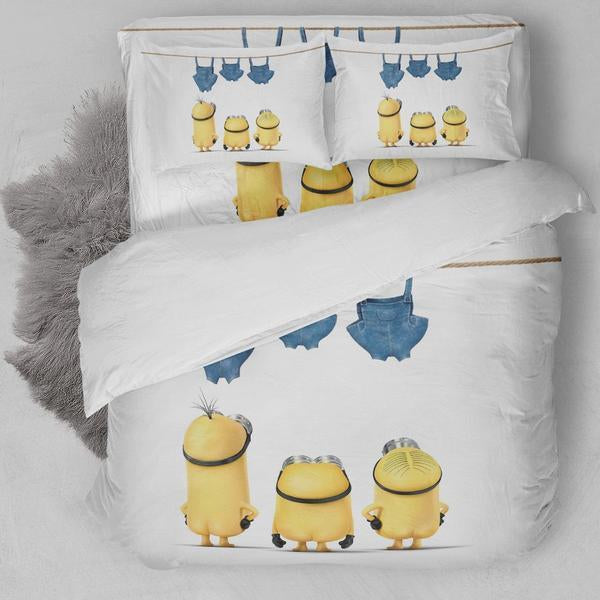 Minions Hanging Clothes Bedding Set