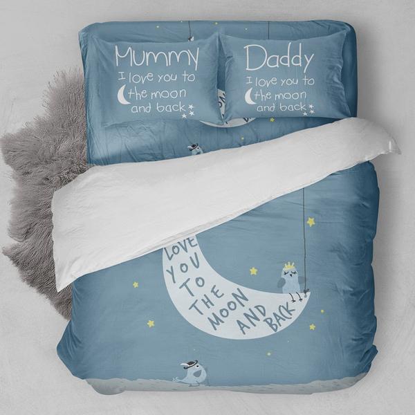 Mom And Dad Love You Bedding Set