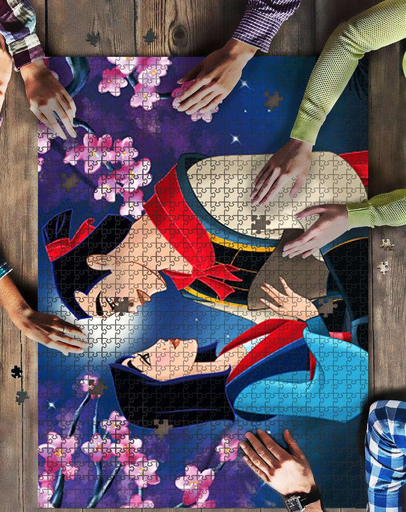 Mulan And Prince Jigsaw Mock Puzzle