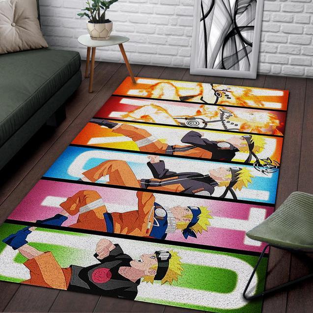 Naruto Uzumaki Area Rug Home Decor Bedroom Living Room Decor