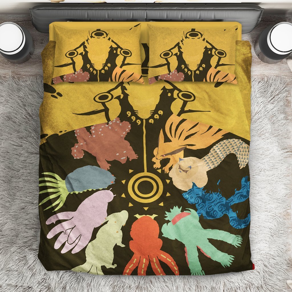 Naruto And Beasts Bedding Set