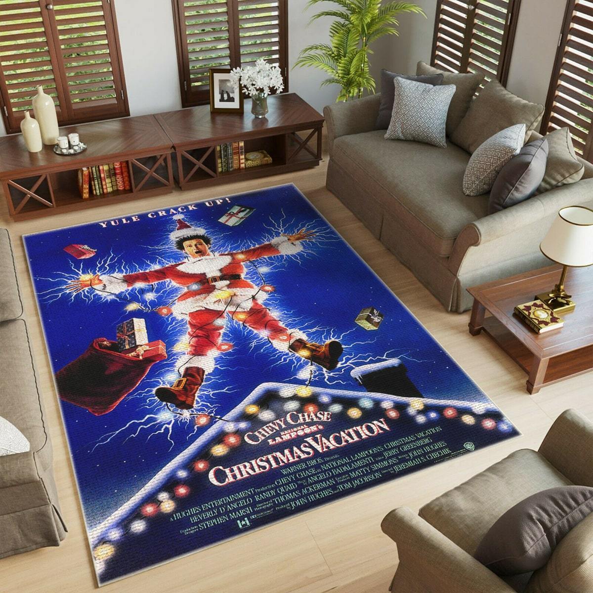 National Lampoon'S Christmas Vacation Area Rug Home Decor Bedroom Living Room Decor