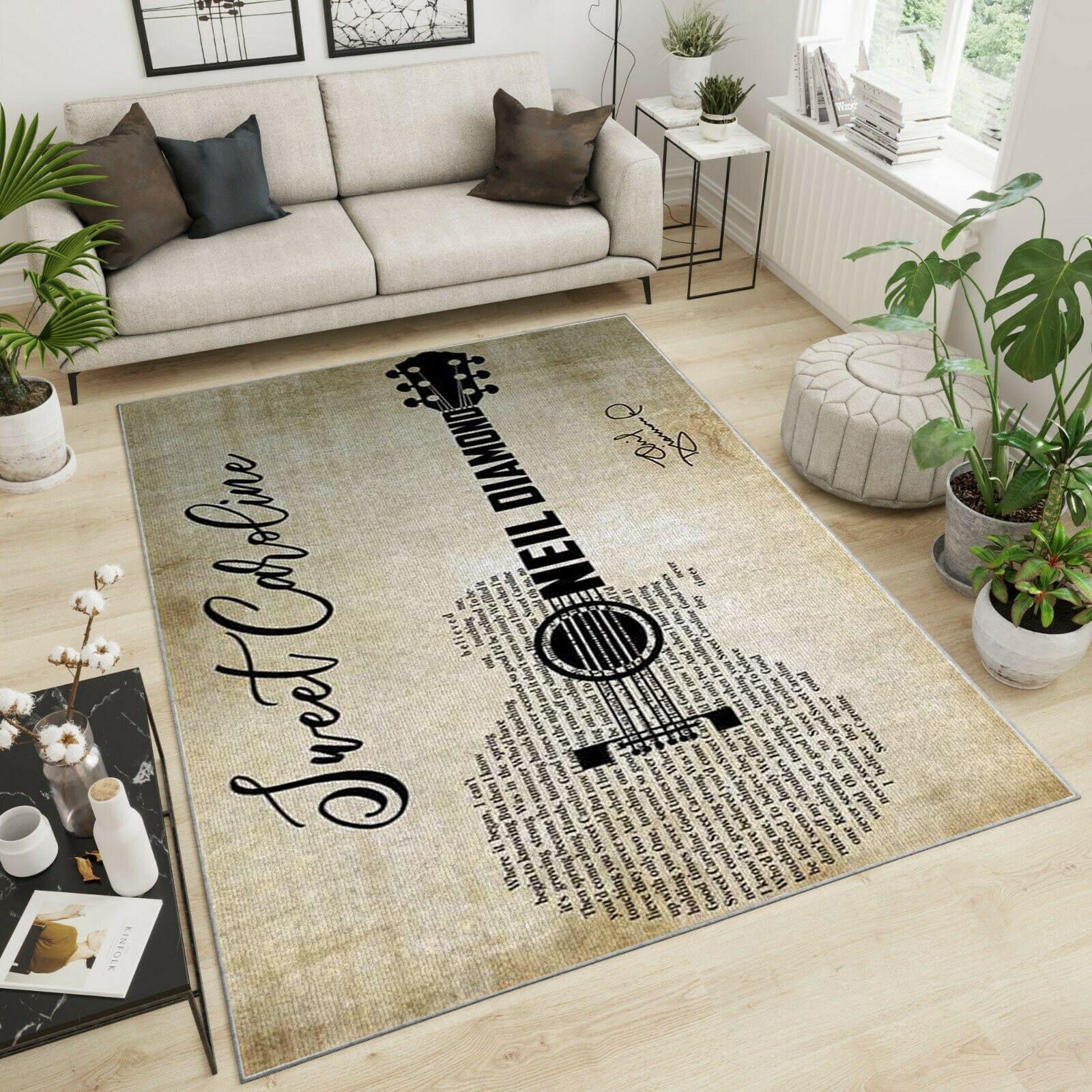 Neil Diamond Area Rug Home Decor Bedroom Living Room Decor