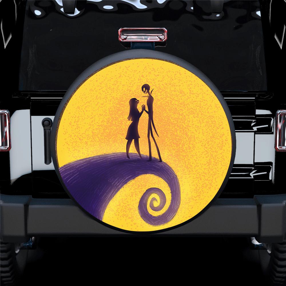 Nightmare Before Christmas Moon Jack And Sally Spare Tire Cover Gift For Campers