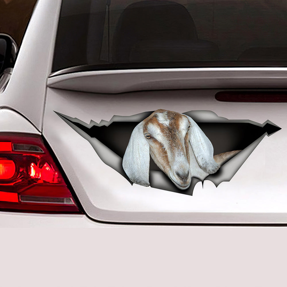 Best Nubian Goat Car 3D Stickers Decal Car Accessories Car Decoration Amazing Gift Idea