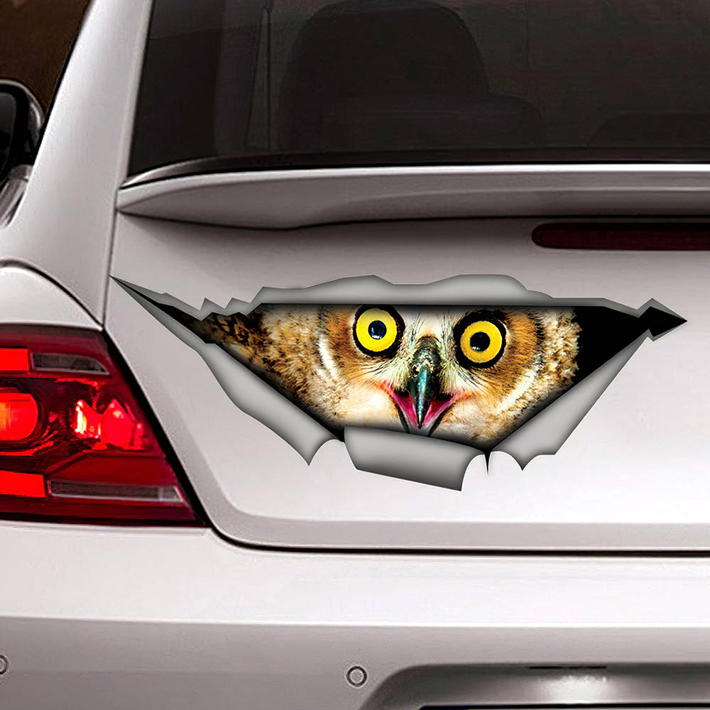 Best Owl Sticker Car 3D Stickers Decal Car Accessories Car Decoration Amazing Gift Idea