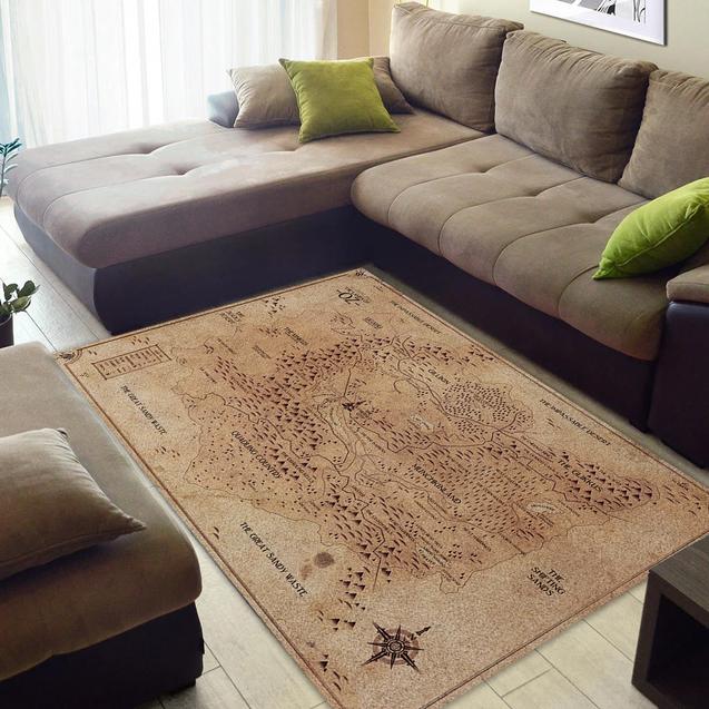 Oz Map Area Rug Home Decor Bedroom Living Room Decor