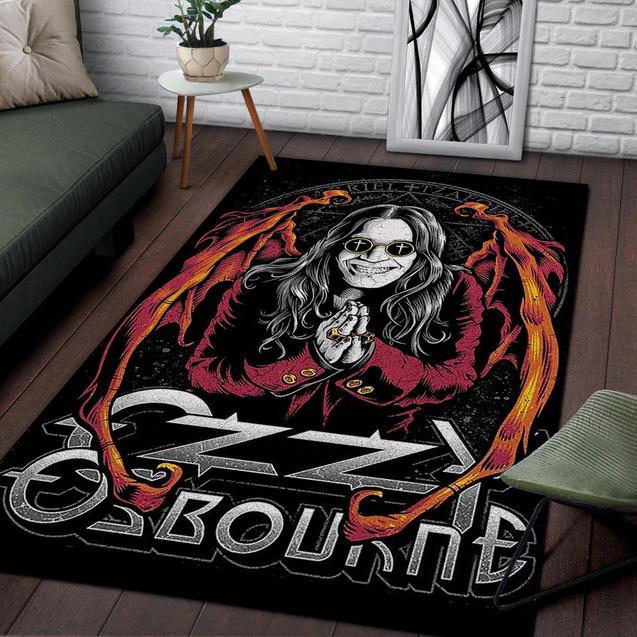 Ozzy Osbourne Area Rug Home Decor Bedroom Living Room Decor