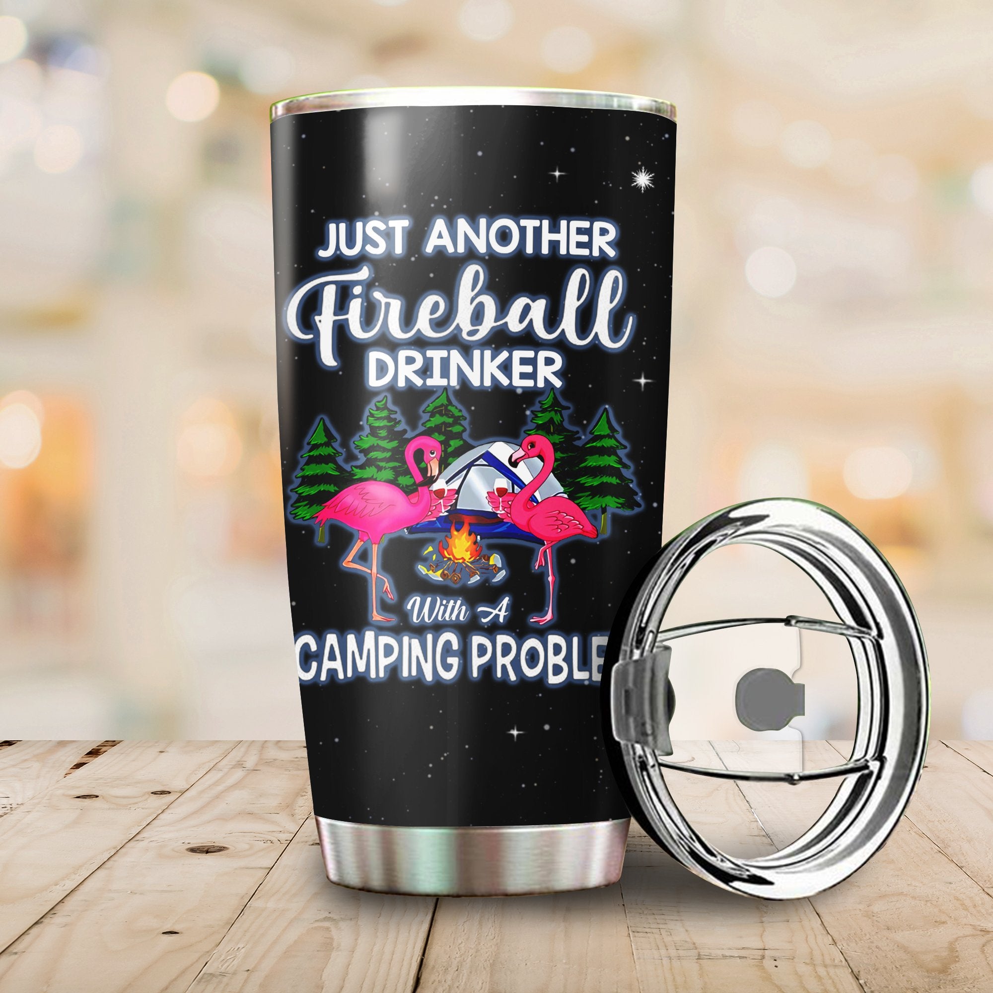 Camping Problem Camping Camfire Tumbler 2021