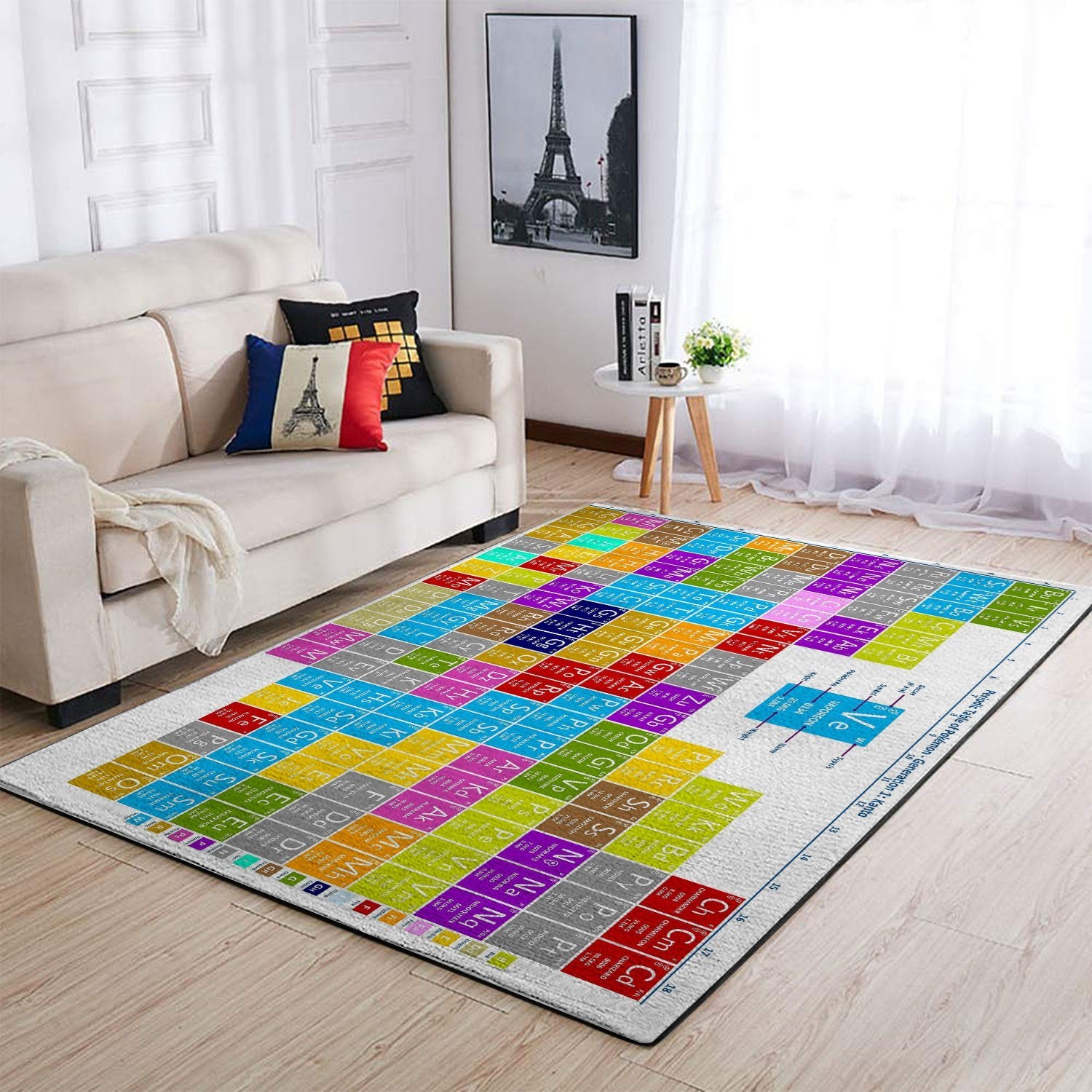 Periodic Pokemon Area Rug Home Decor Bedroom Living Room Decor