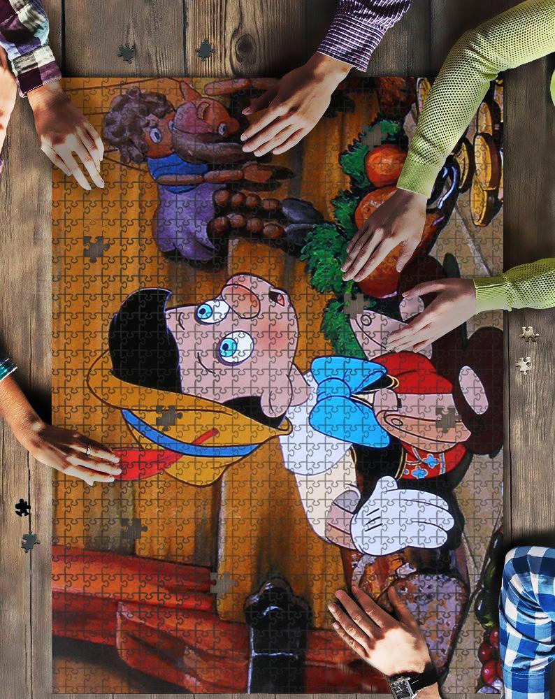 Pinocchio 2 Jigsaw Mock Puzzle Kid Toys