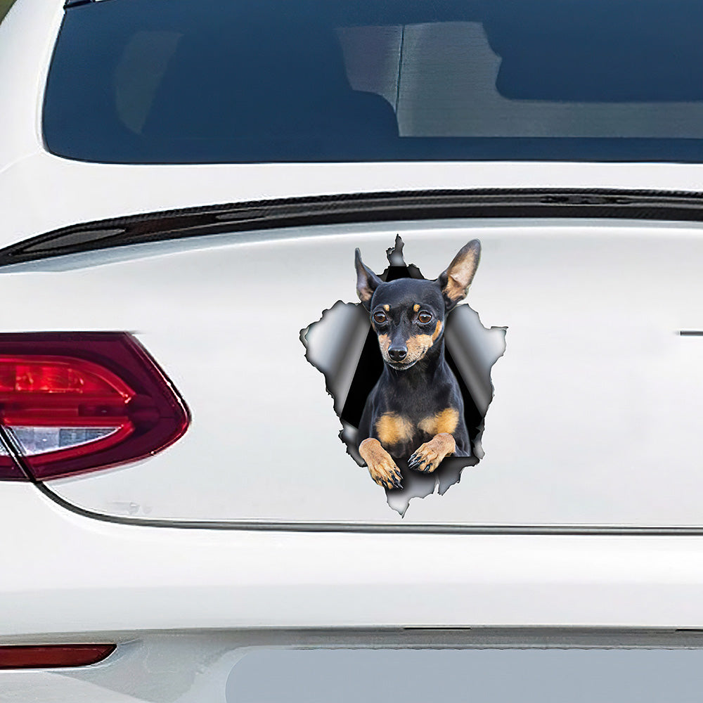 Best Pinscher Car 3D Stickers Decal Car Accessories Car Decoration Amazing Gift Idea