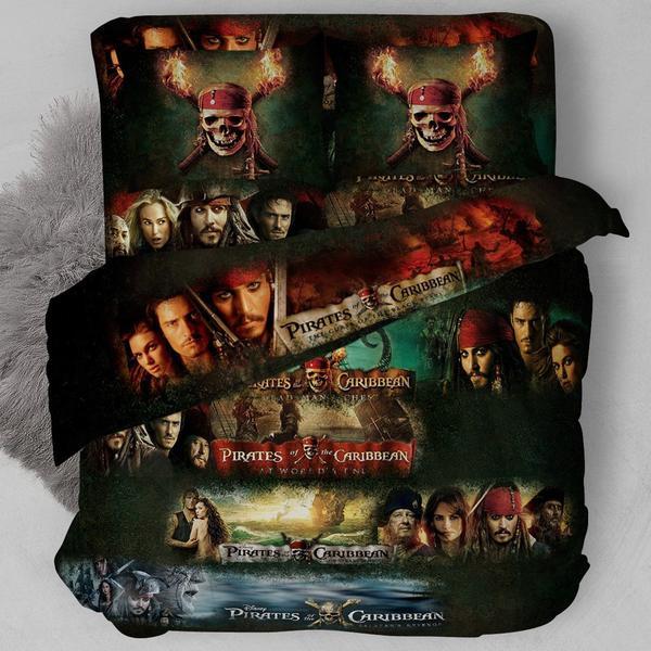 Pirates Of The Caribbean Series Season Bedding Set