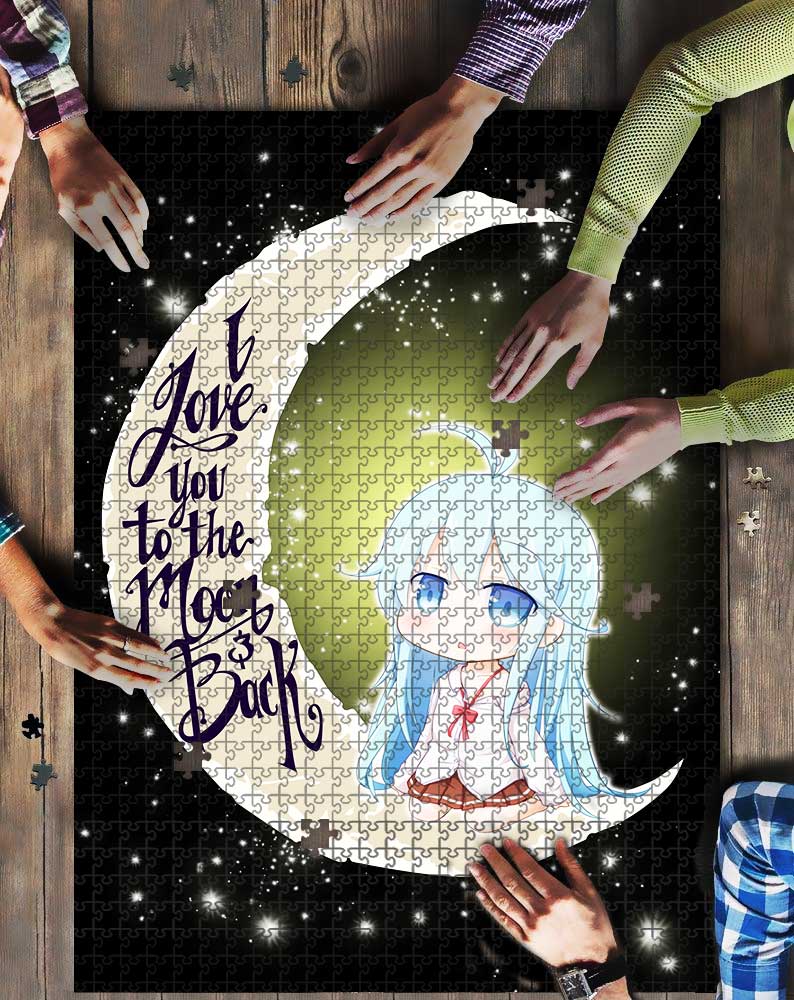 Psychoelectric Girl Macro Chibi Anime Denpa Love To The Moon Mock Jigsaw Puzzle Kid Toys