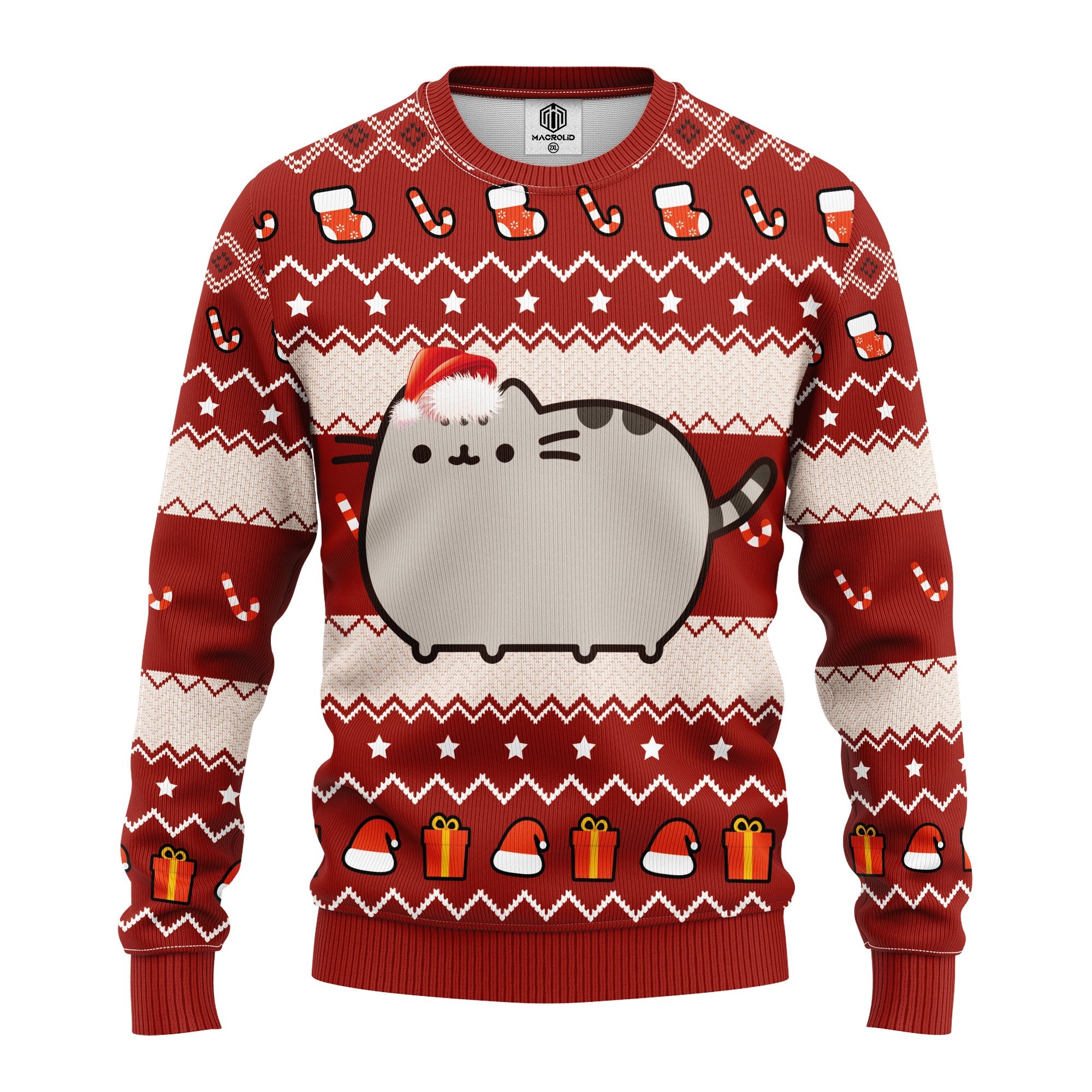 Pusheen Ugly Christmas Sweater Amazing Gift Idea Thanksgiving Gift