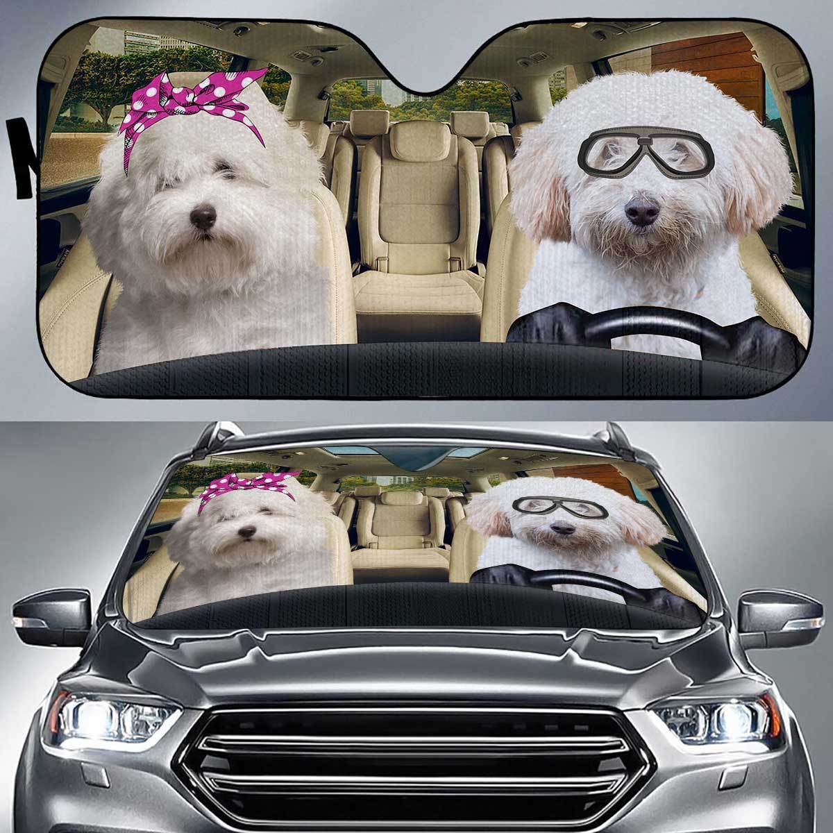 Coton De Tulear Driver Auto Sun Shade Gift Ideas 2021